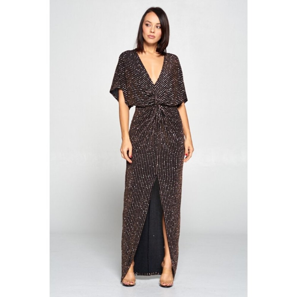 SPARKLE KIMONO STYLE MAXI